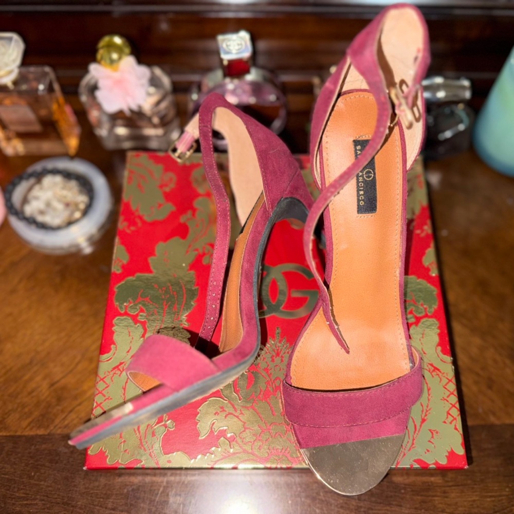 Elegant San Francisco Ankle Strap Heels